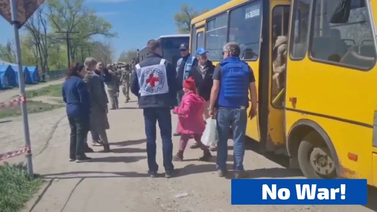 Mariupol, Azovstal civilian evacuation!