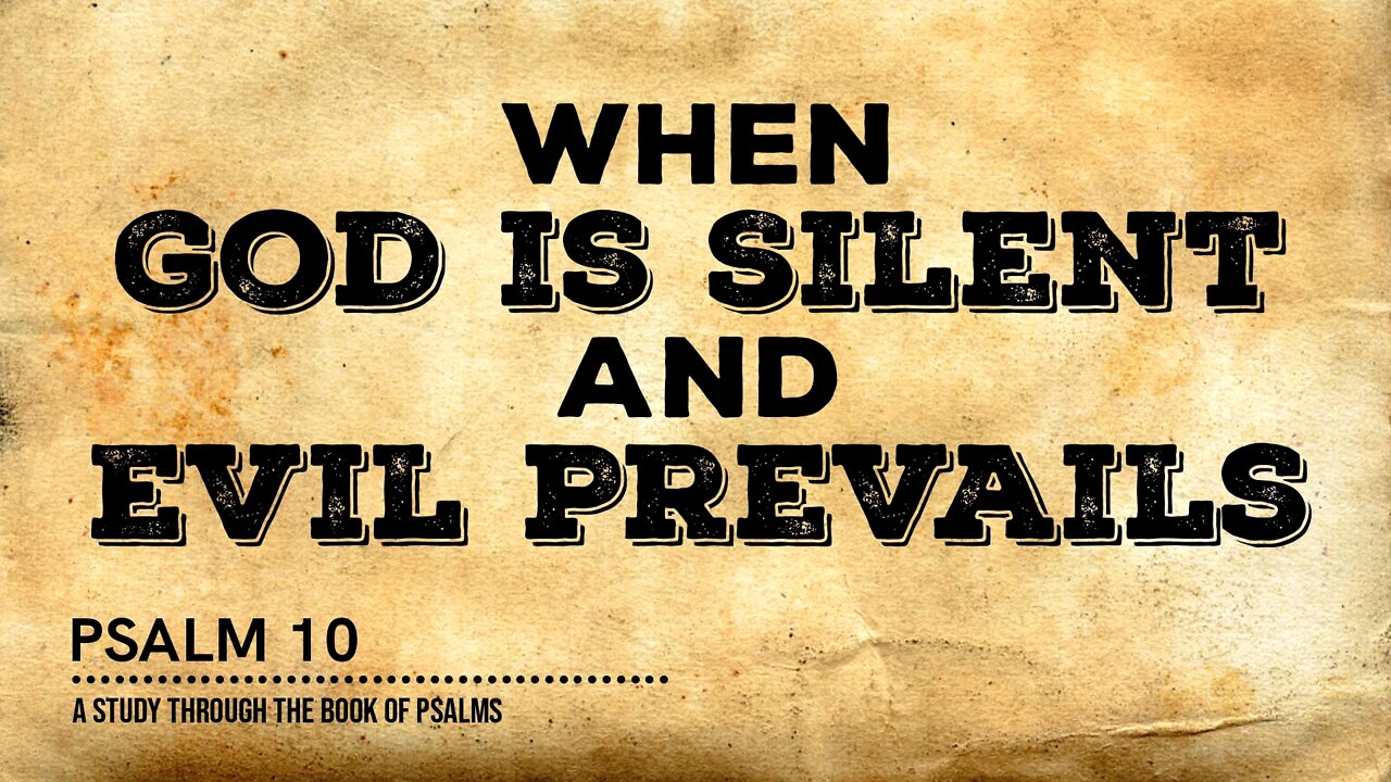 When God is Silent and Evil Prevails | Pastor Shane Idleman