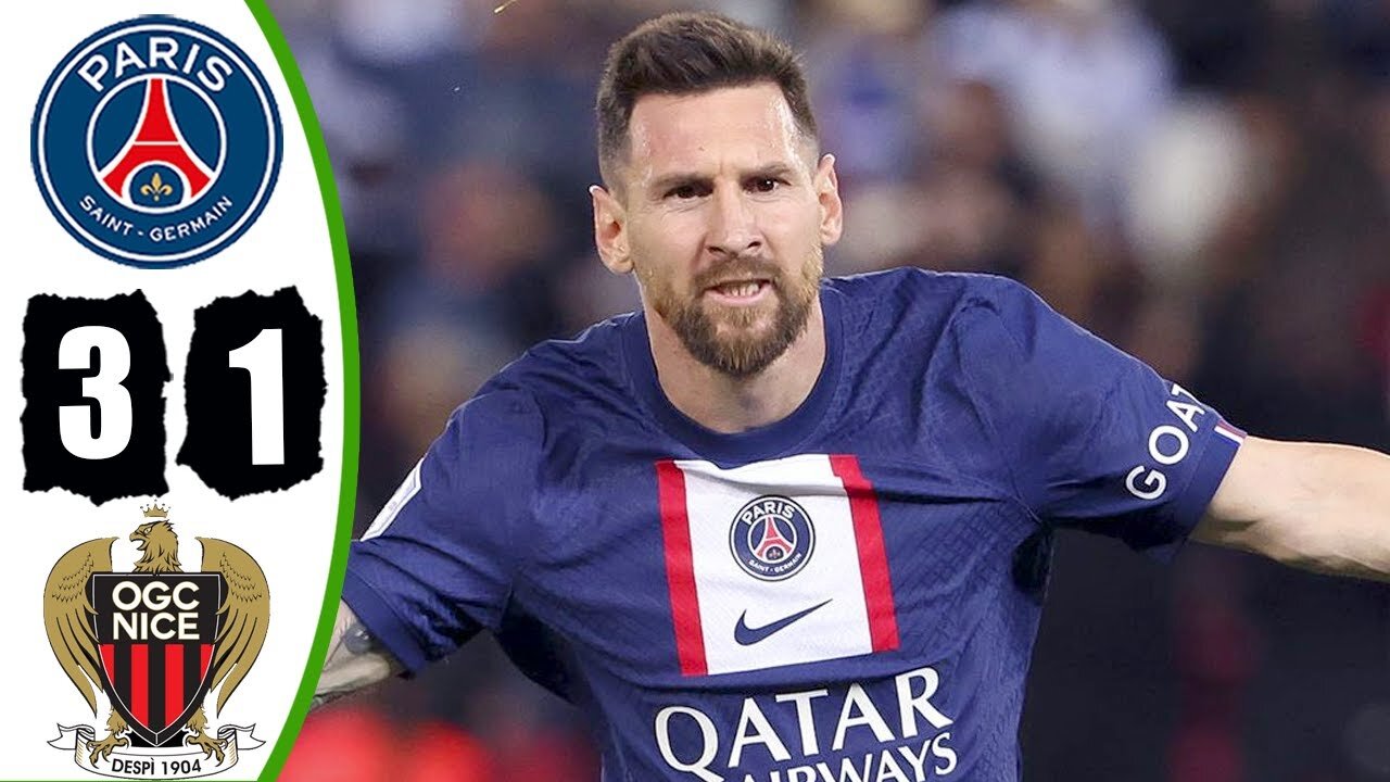 PSG vs Nice 3-1 Hіghlіghts & All Goals 2023 Messi Goal