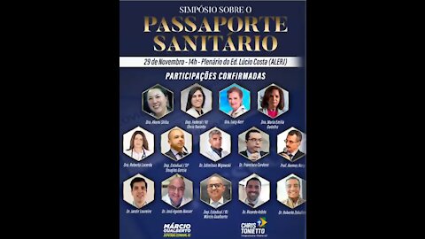 Simpósio Passaporte Sanitário ALERJ - Rio de Janeiro - RJ