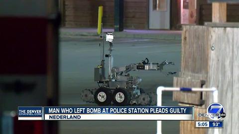 Nederland police station bomb suspect pleads guilty