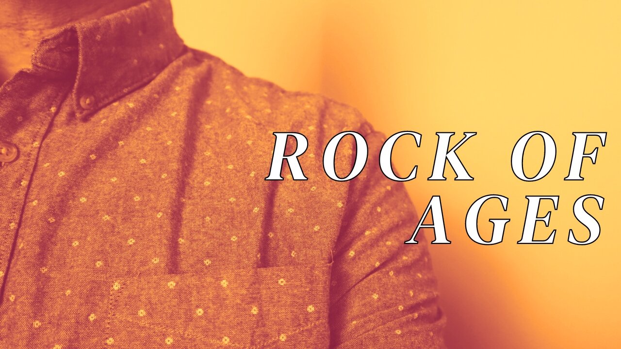 ROCK OF AGES / / Acoustic Cover by Derek Charles Johnson / / Lyric Video