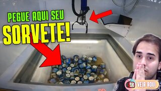 PEGUE SEU SORVETE BRINCANDO!!! Reagindo às máquinas mais curiosas do mundo! | Veja Aqui React