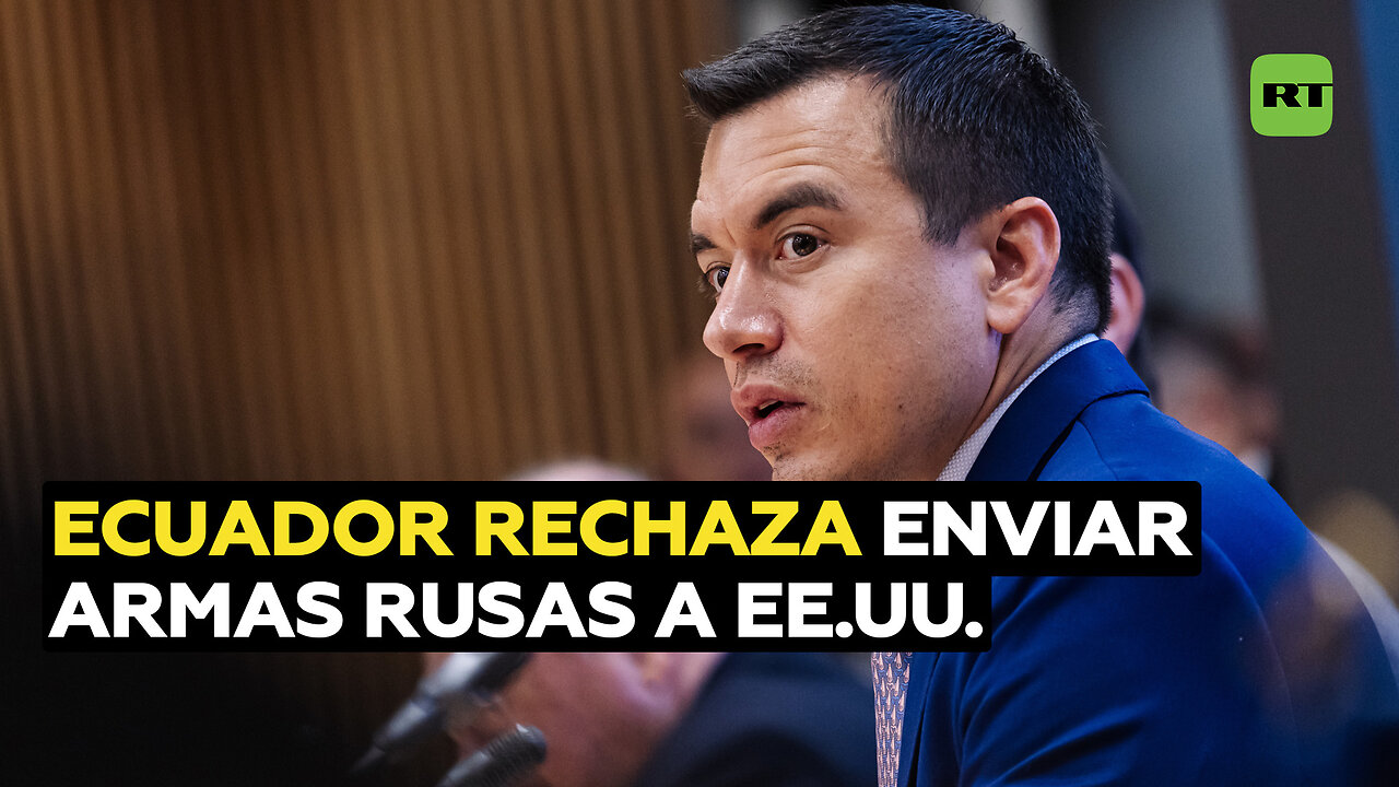 Ecuador rechaza enviar armas rusas a EE.UU. para no formar parte del conflicto ucraniano
