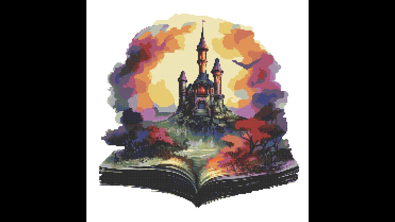 FAIRY TALE BOOK Cross Stitch Pattern by Welovit Cross Stitch | welovit.net | #welovit #crossstitch