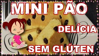 💗MY💗MINI PÃO ZERO GLÚTEN #SAUDÁVEL