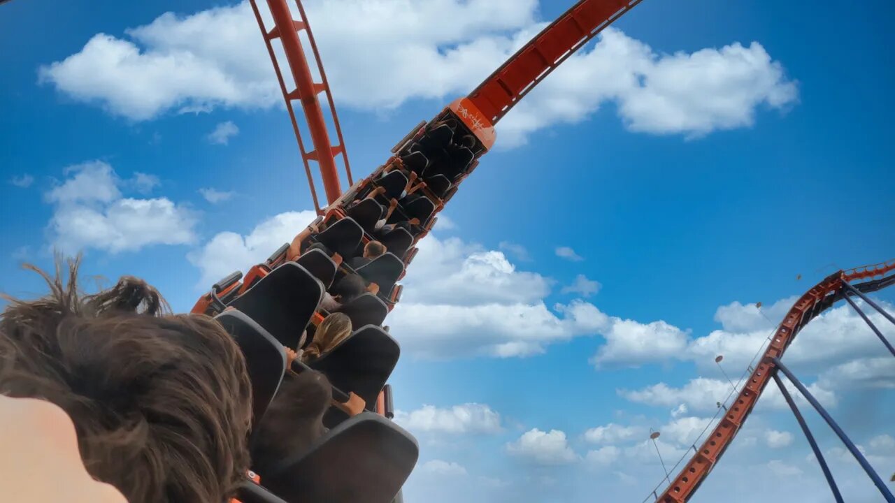 [POV] Scorpion Coaster Back Row GoPro Max Mod Lens | Busch Gardens, FL