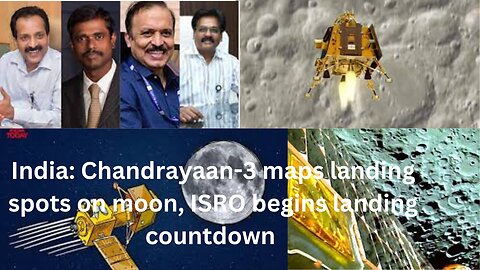 Chandrayaan-3 maps landing spots on moon