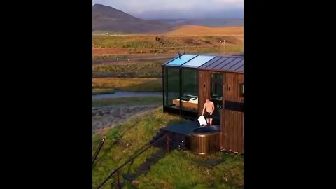 Perfect weekend at Panorama Glass Lodge Iceland 🇮🇸