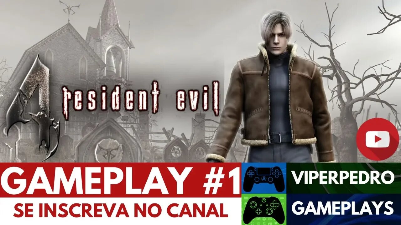 TERROR EM ALTA DEFINIÇÃO!!! | Resident Evil 4 HD (Biohazard 4 HD) | Gameplay #1