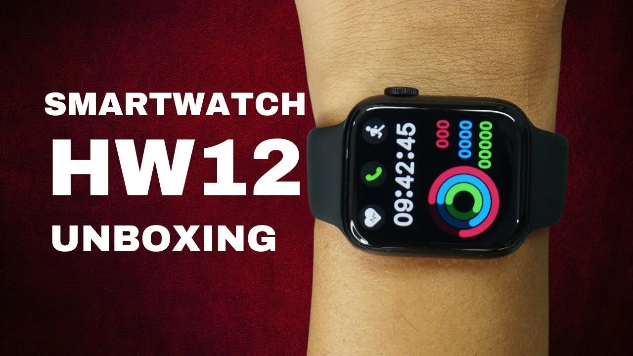 hw12 smartwatch COM A CARA DA APPLE Vem conhecer e ver as primeiras IMPRESSÕES