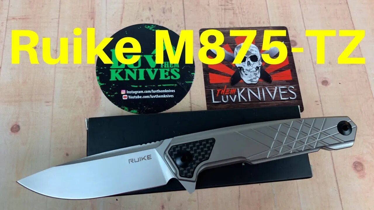 Ruike M875-TZ knife Disassembly included Ruike raises the bar !!