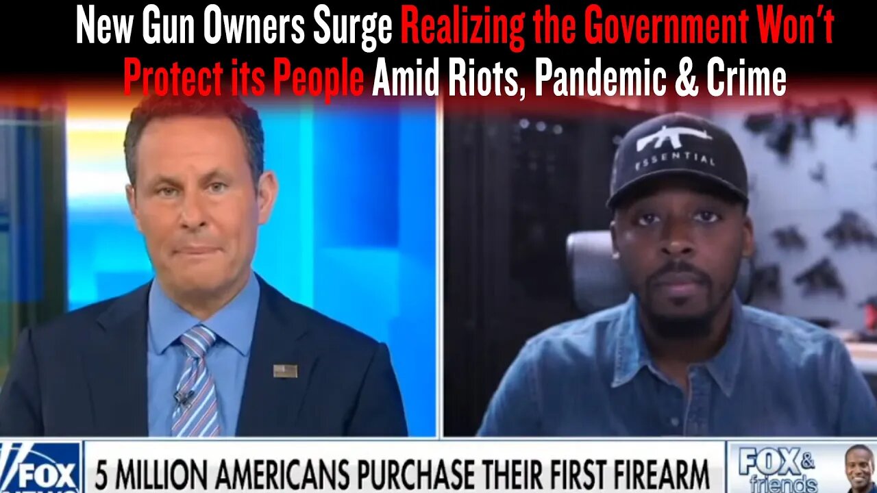 New Gun Owners Surge Realizing the Government Won't Protect its People Amid Riots, Pandemic & Crime