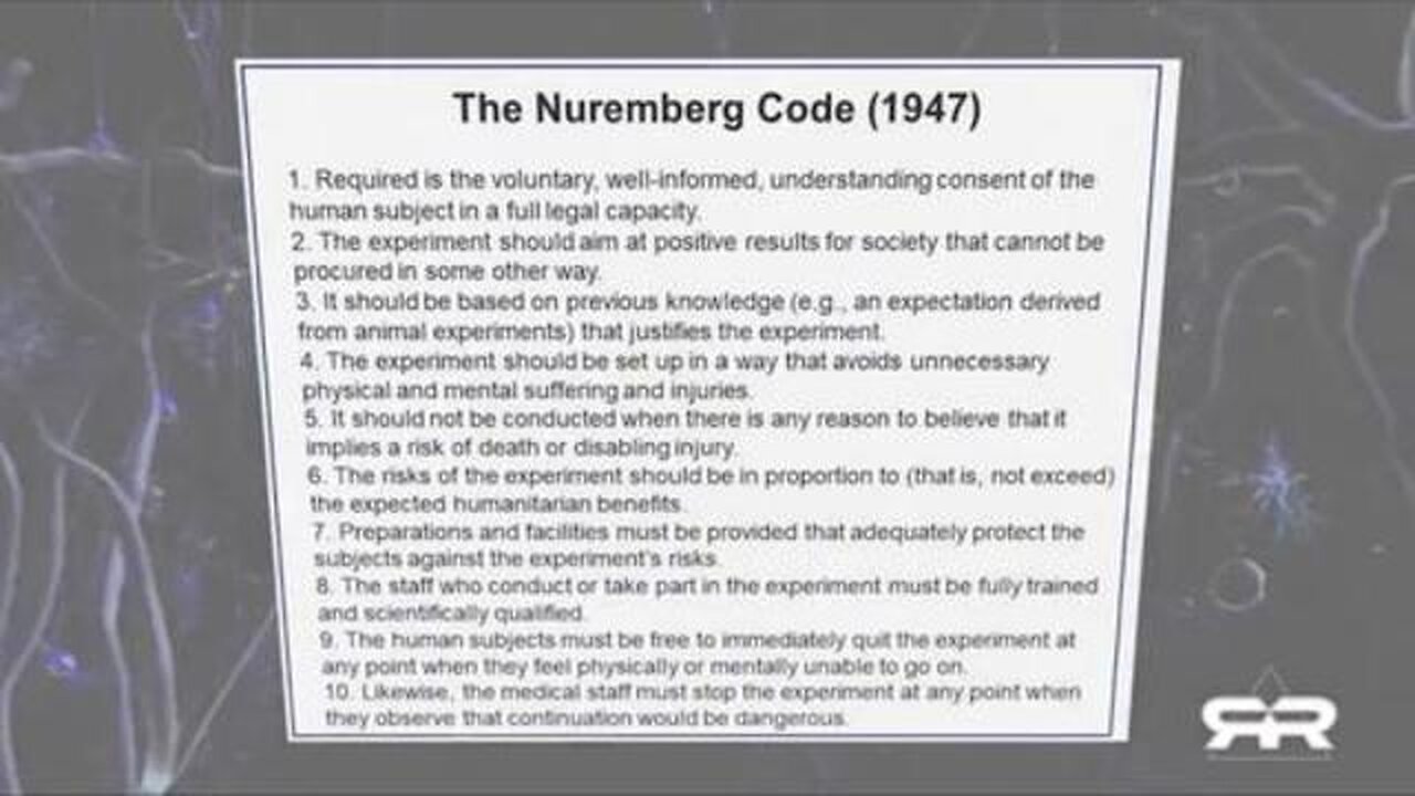 THE NUREMBERG CODE ( 1947)