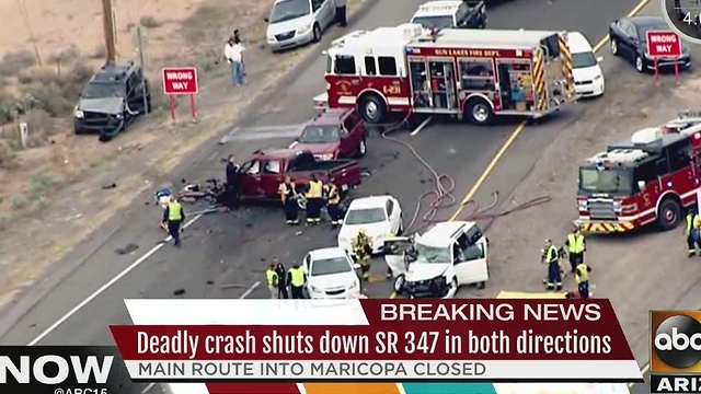 NOW: At least 1 dead in deadly crash on SR-347