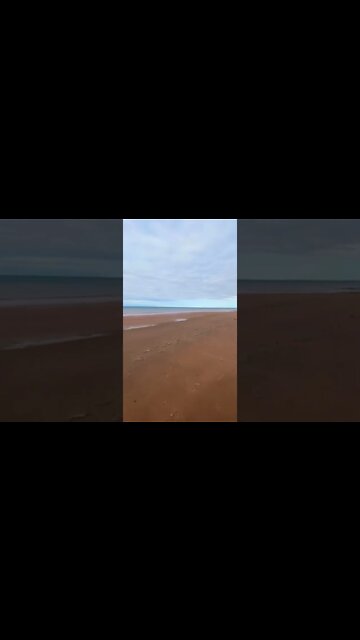 Cloudy day at the beach