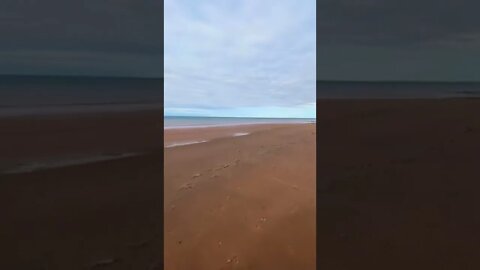 Cloudy day at the beach