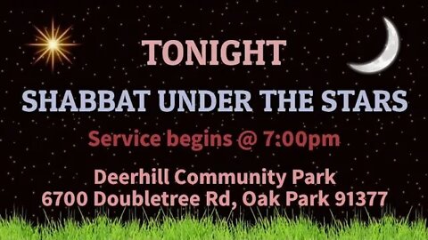 Shabbat Under the Stars