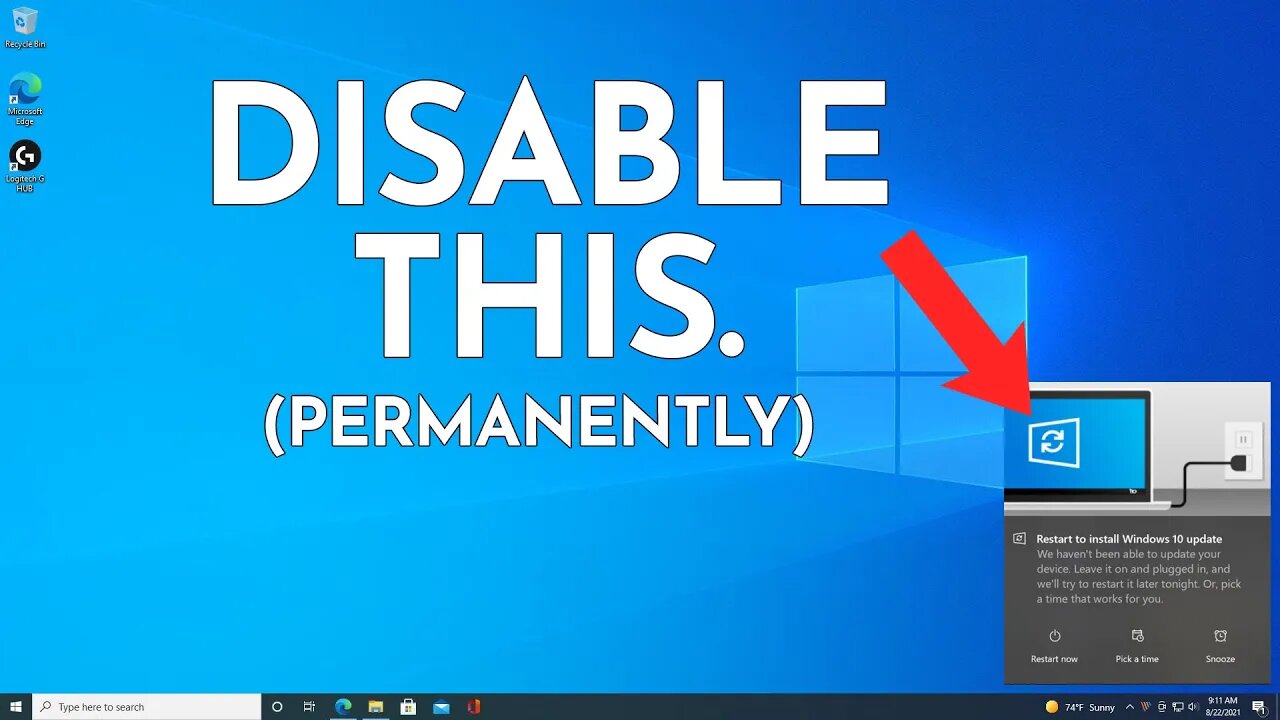 Disable Windows 10 Update Permanently! (Easy Guide)