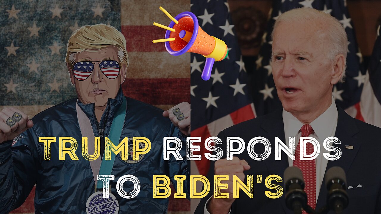 BREAKING: Donald Trump responds to Joe Biden's 2024 campaign announcement