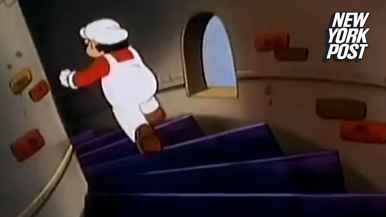 Internet baffled by Super Mario illusion: Is he running up or down stairs?