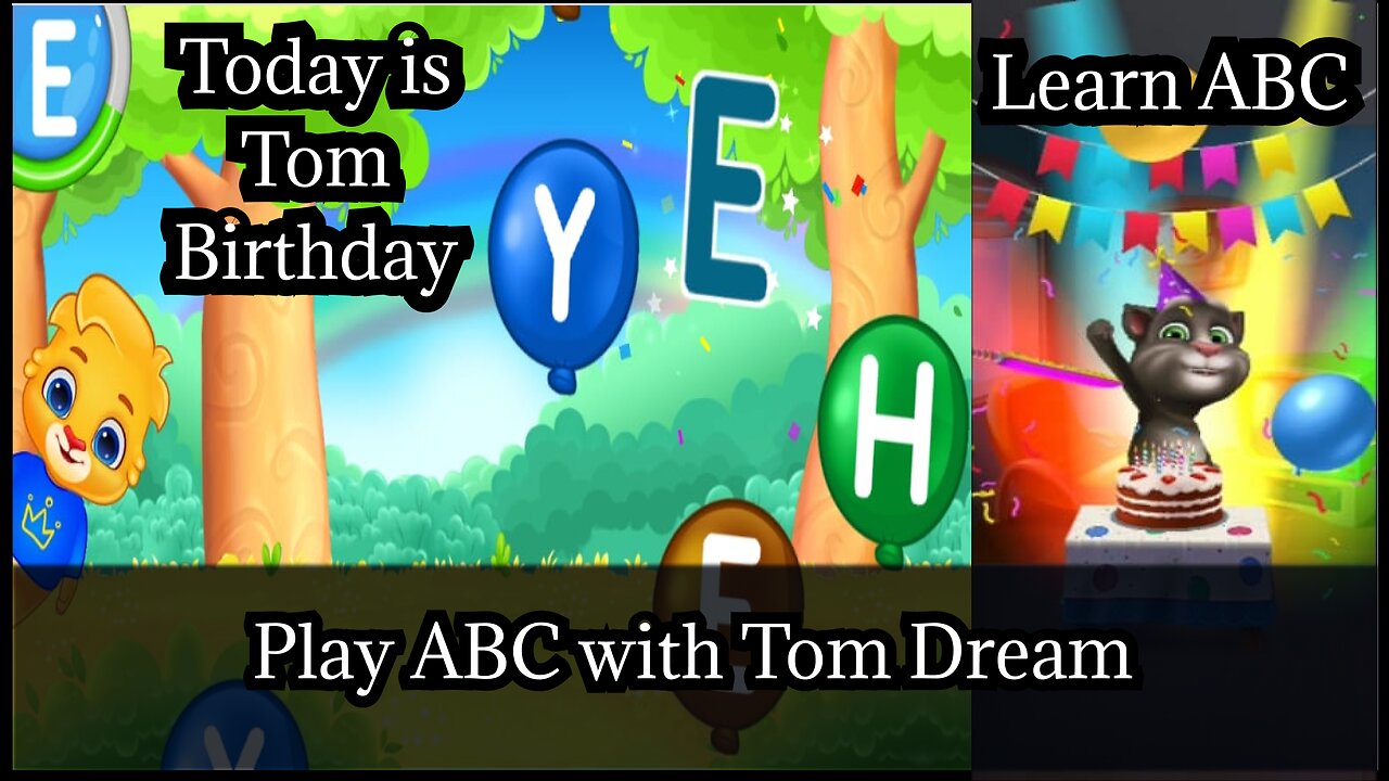 Play and Touch Letter Exercise with Tom Dream | abc cartoon | CH-Cartoon