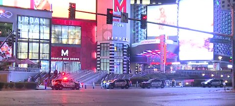 Shooting on the Las Vegas Strip this morning