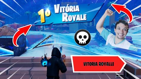 DEU VITORIA ROYALLE NO SOLO COM NOVA SKIN !!!! FORTNITE