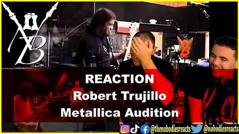 REACTION to Robert Trujillo's Metallica Audition!