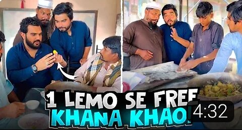 1 Lemo Se Khaya Free Khana 😂
