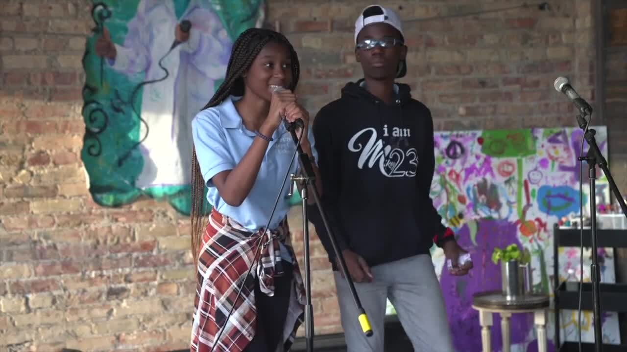 Brother and sister duo hosts open mic night for kids in REO Town