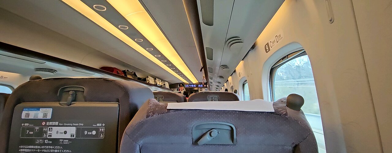 Riding the Shinkansen