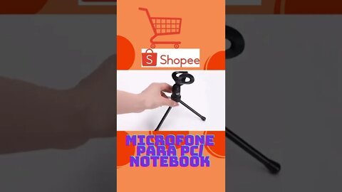 Microfone condensador p pc notebook youtuber gamer #shorts