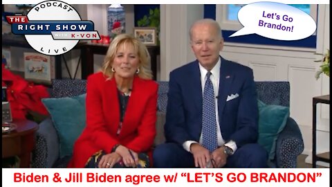 Biden Tricked into saying "Let's Go Brandon" (K-von's Christmas Gift)