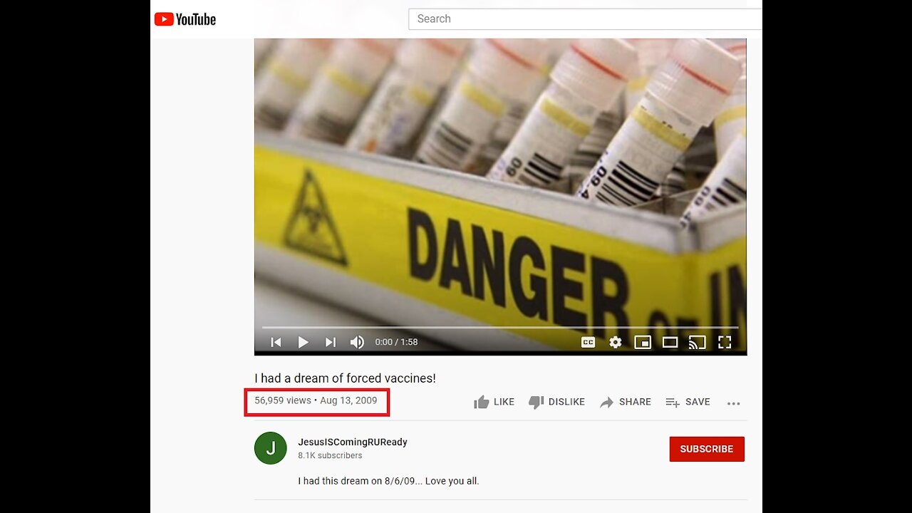 I had a dream of forced vaccines! POSTED Aug 13, 2009 "MUST SEE"