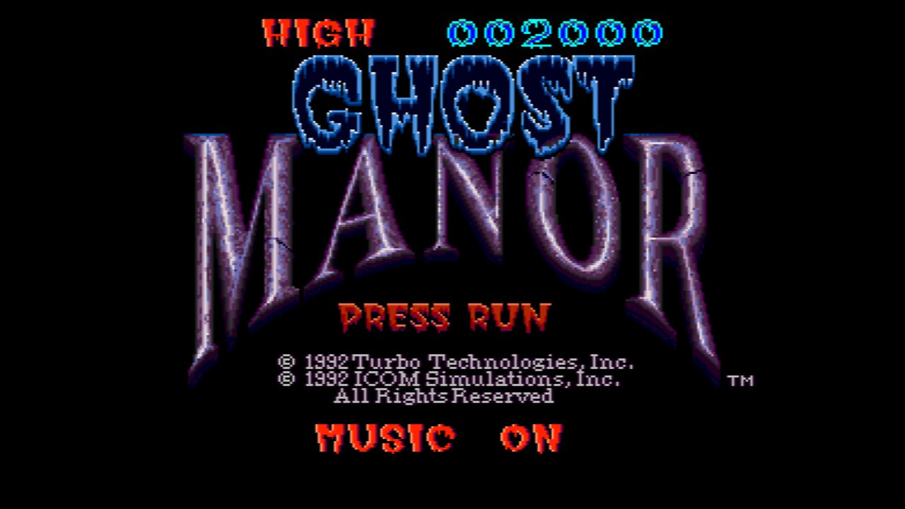 Ghost Manor - (TG-16) - 1/2 - Beat 'em and Cheat 'em!