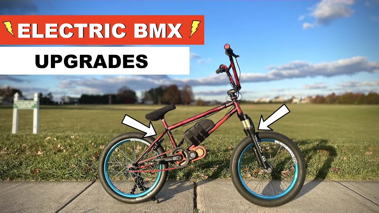 MY D.I.Y ELECTRIC BMX BIKE JUST GOT BETTER!