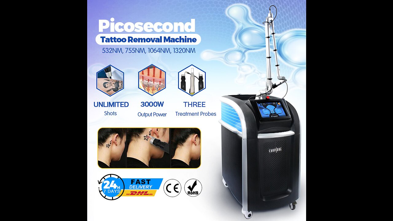 Professional tattoo removal machine