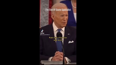 Joe "End Of Quote" Biden