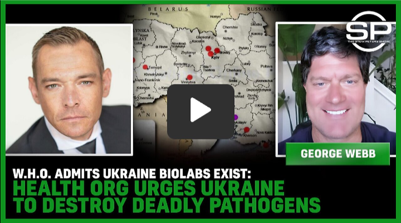 W.H.O. ADMITS Ukraine BIOLABS Exist: Health Org Urges Ukraine To DESTROY DEADLY PATHOGENS