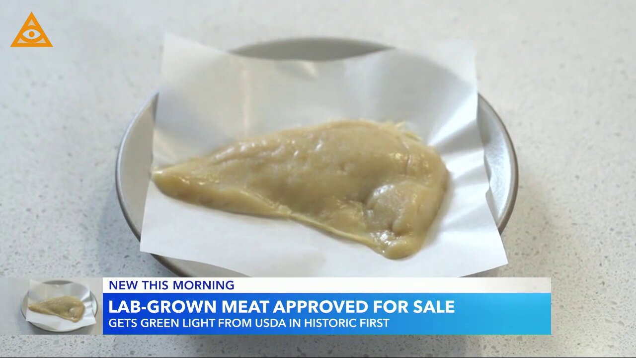 Lab-grown chicken approved for sale in the US.