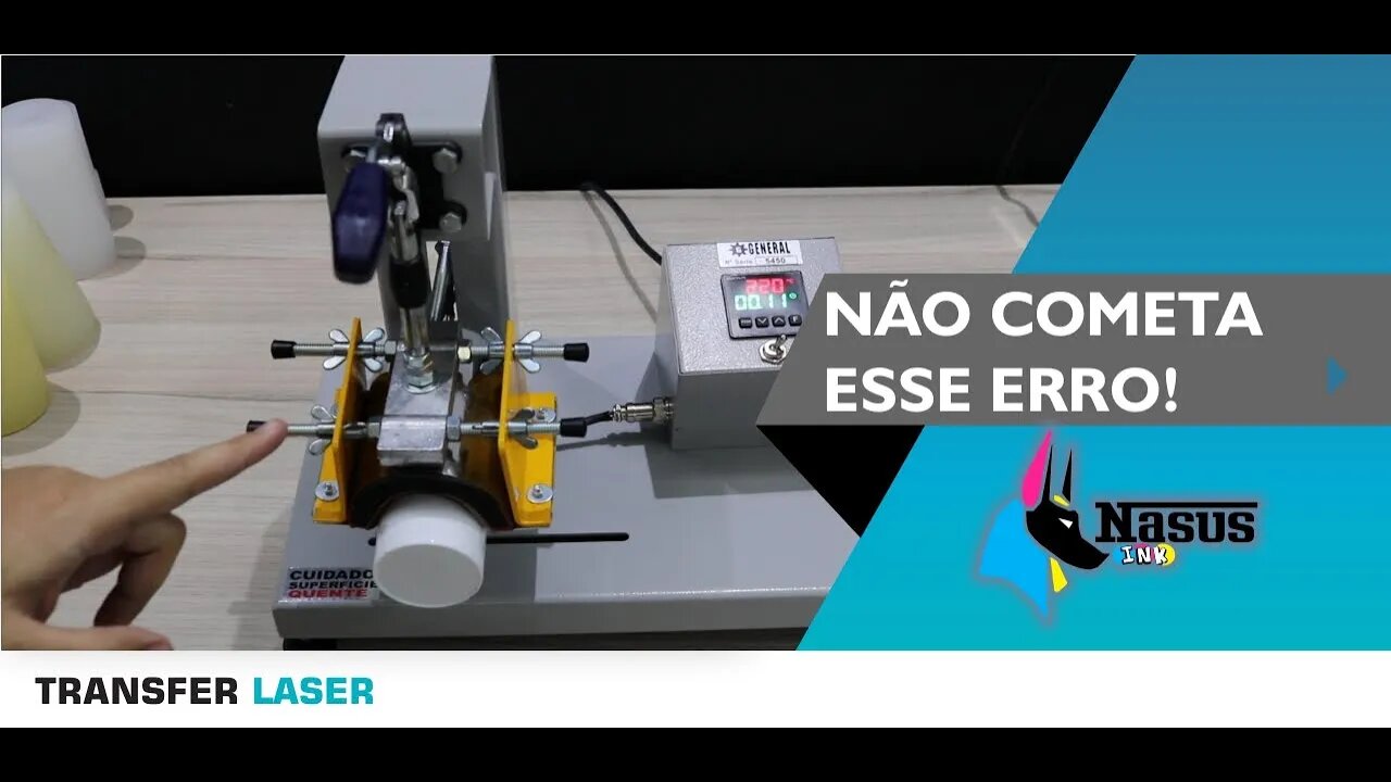 Como resolver o problema de marcas no produto estampado - maquina de estampa TRANSFER LASER