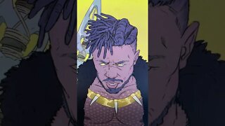 I want to Draw ✍️ Killmonger Wakanda Forever- Shorts Ideas 💡