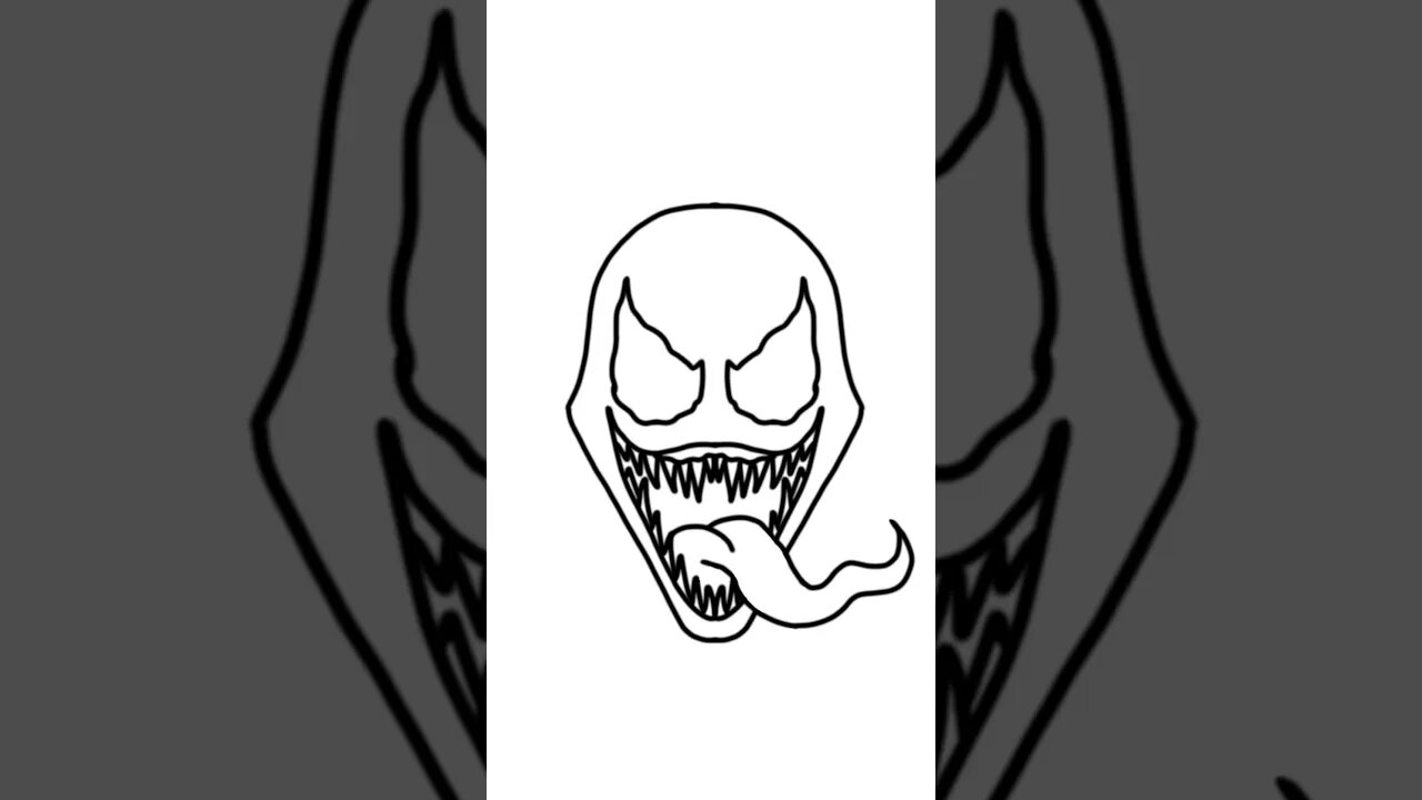 DRAWING Venom | #shorts