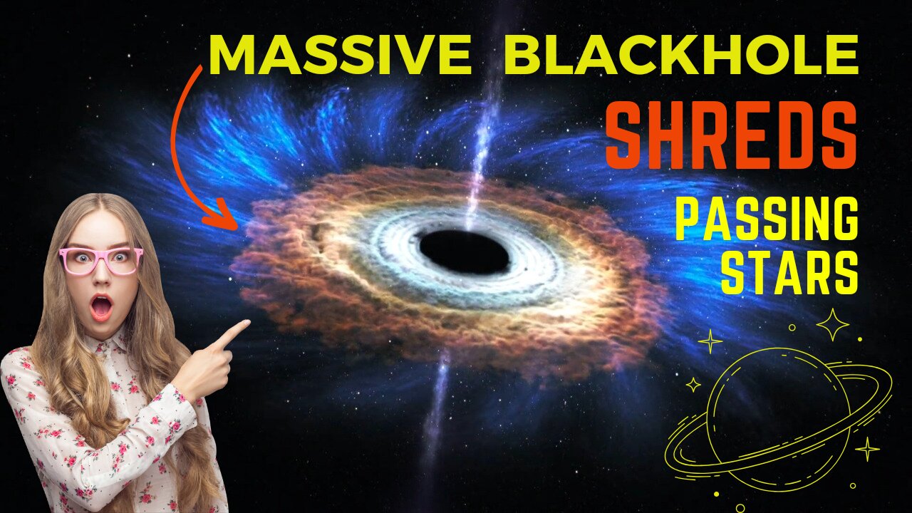 Massive Blackhole Shreds Passing Star 😨| Solar System | NASA