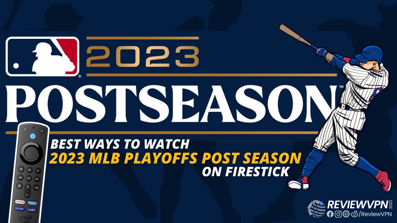 Best Ways to Watch 2023 MLB Playoffs Post Season! - 2023 Update