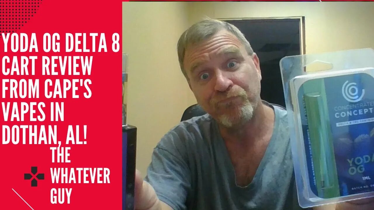 Yoda OG Delta 8 Cart Review! The Whatever Guy visits Cape's Vapes