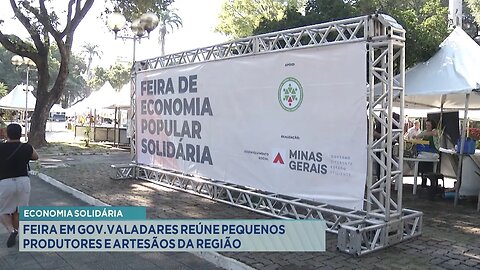 Economia Solidária: Feira em Gov. Valadares Reúne Pequenos Produtores e Artesãos da Região.