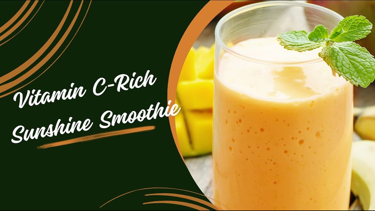 Vitamin C-Rich Sunshine Smoothie