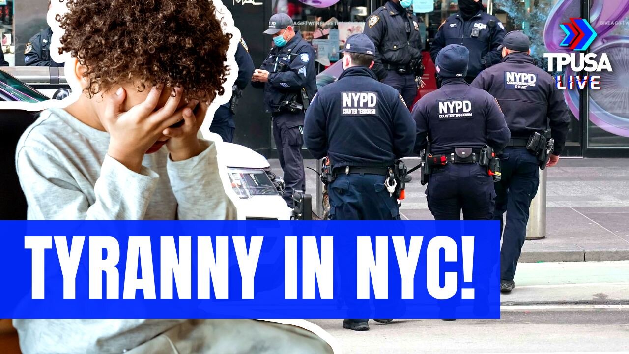 A SWARM OF NYPD COPS KICK OUT FAMILY FROM RESTAURANT FOR NOT BEING VACCINATED